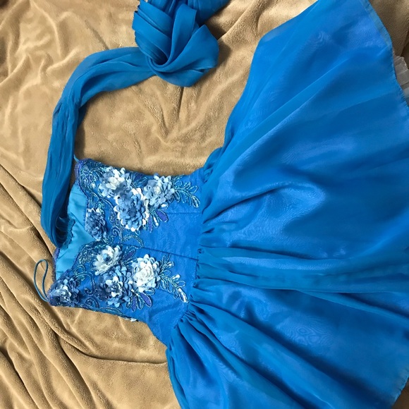 Designer One of a Kind Child Dress - Picture 2 of 4